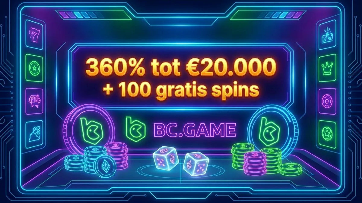 BCGame bonus scherm