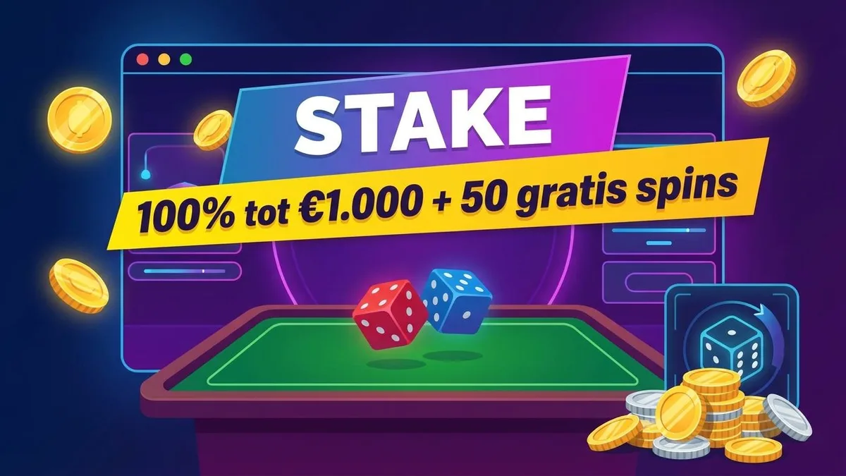 Stake bonus scherm